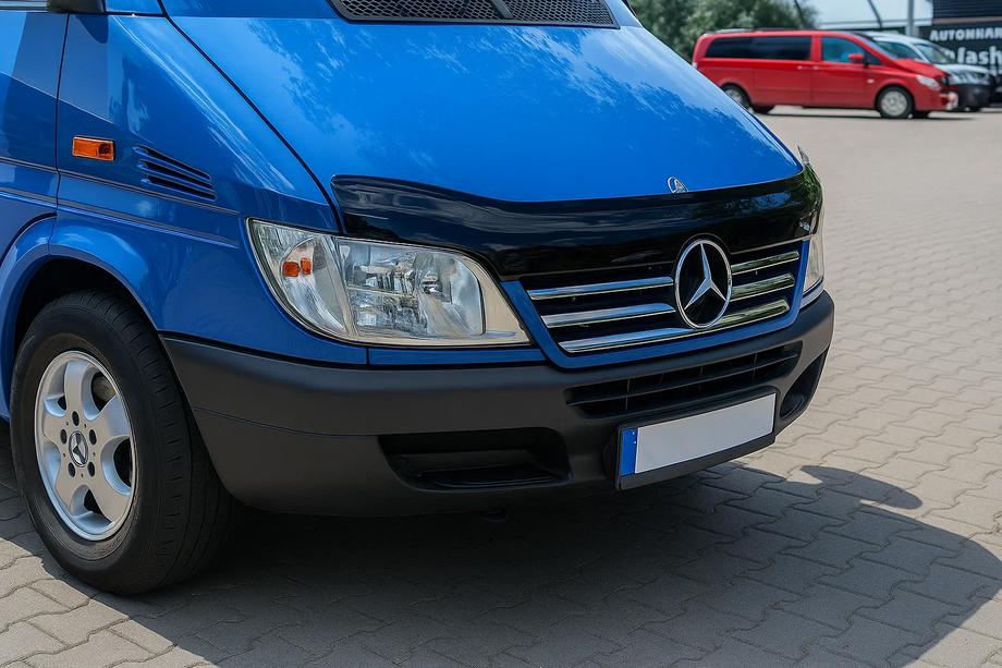 Mercedes Sprinter W901/902/903/904/905 1995–2006 Chrom Zierleisten für Kühlergrillrahmen (2002-2006, 5-teilig, Edelstahl) Image