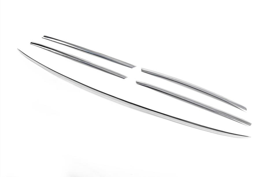 Mercedes Sprinter W901/902/903/904/905 1995–2006 Chrom Zierleisten für Kühlergrillrahmen (2002-2006, 5-teilig, Edelstahl) OmsaLine - Italienischer Edelstahl Foto 3