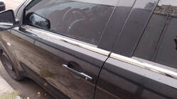 Mitsubishi Lancer X 2008- Fensterzierleisten außen Edelstahl (4 Stk.) Carmos - Türkischer Edelstahl Foto 1