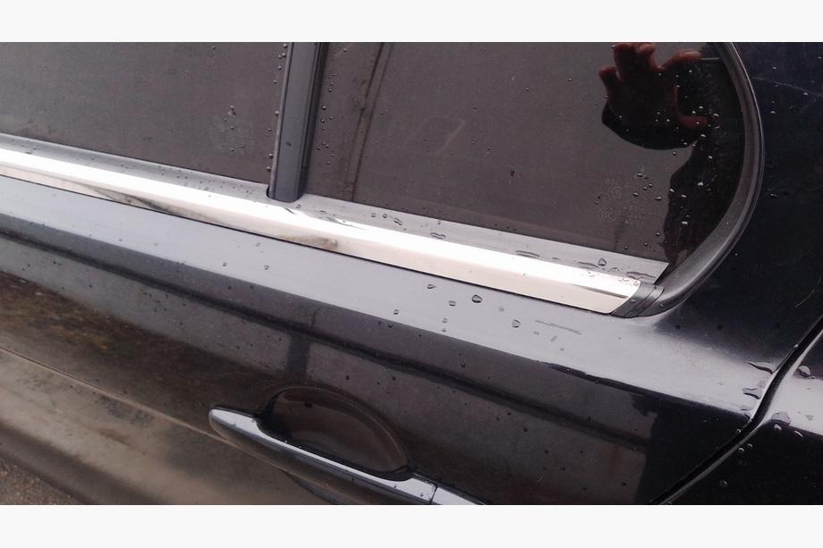 Mitsubishi Lancer X 2008- Fensterzierleisten außen Edelstahl (4 Stk.) OmsaLine - Italienischer Edelstahl Foto 2