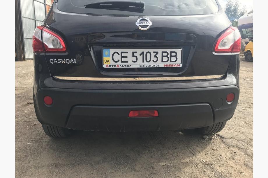 Nissan Qashqai 2007-2010 Kofferraumladekantenschutz Edelstahl Foto 3