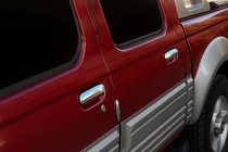 Nissan NP300 1999-2015 Chrom Türgriffblenden (4 Stk, Edelstahl) OmsaLine - Italienischer Edelstahl Foto 1