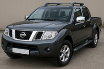 Nissan Navara 2006-2015 Spiegelabdeckungen (2 Stk, Edelstahl) Foto 3