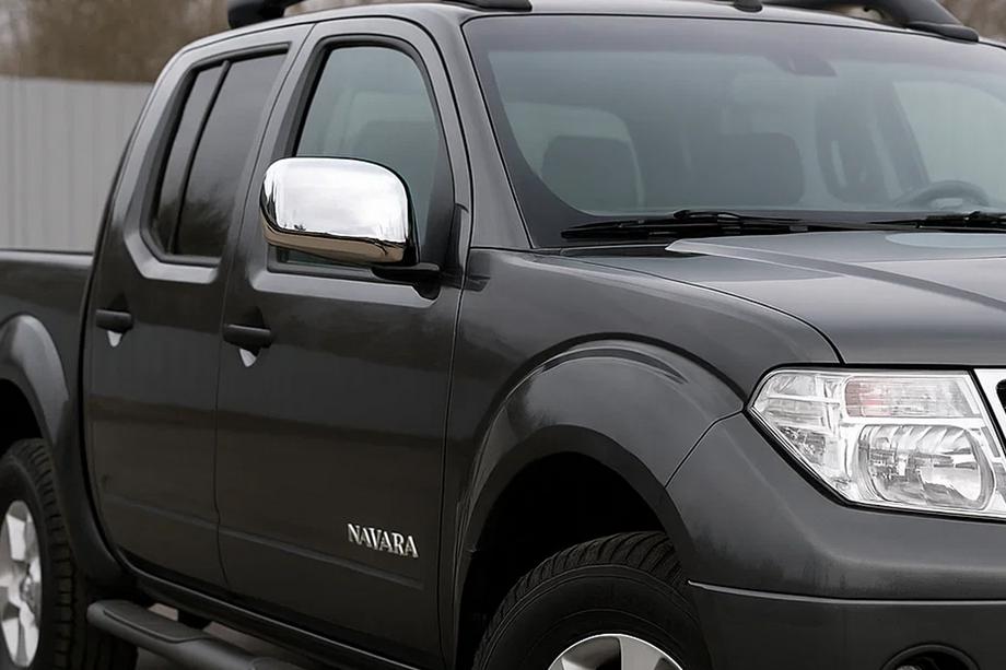 Nissan Navara 2006-2015 Spiegelabdeckungen (2 Stk, Edelstahl) Image