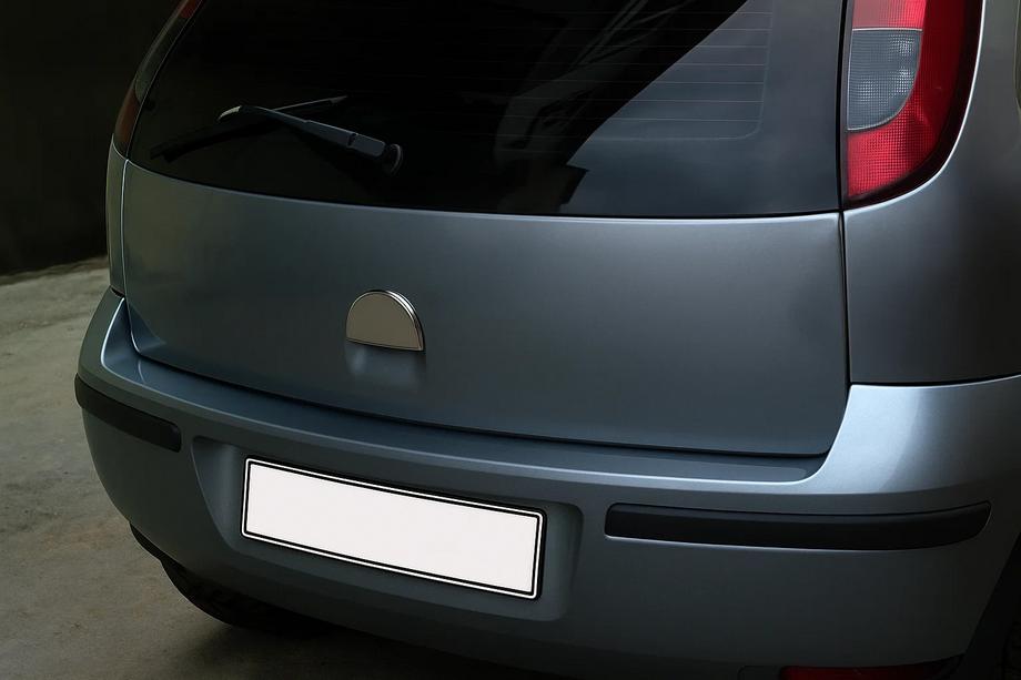 Opel Corsa C 2000-2006 Chrom Heckklappengriff Abdeckung (Edelstahl) Carmos - Türkischer Edelstahl Image