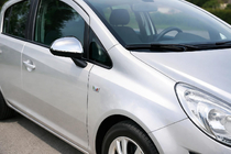 Opel Corsa D 2007-2014 Spiegelabdeckungen (2 Stk., Edelstahl) Foto 1