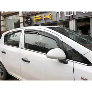 Fensterzierleisten außen Edelstahl (4 Stk)