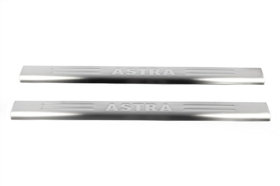 Opel Astra G classic 1998-2012 Einstiegsleisten Omsa Edelstahl Foto 2