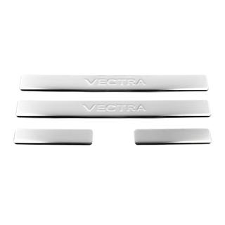Einstiegsleisten Edelstahl (Omsa, 4 Stk) Opel Vectra C 2002-2008 Foto 2