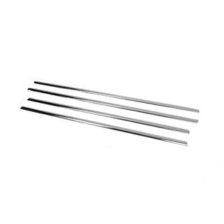 Untere Fensterleisten Black Chrome (4 Stk, Edelstahl) Volkswagen Golf 7/E-Golf 2012-2020 Foto 4
