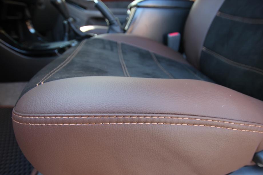 Toyota Land Cruiser Prado 120 2002-2009 Autositzbezüge Kunstleder+Stoff+Alcantara Antara A088 (kompletter Innenraum) Foto 22
