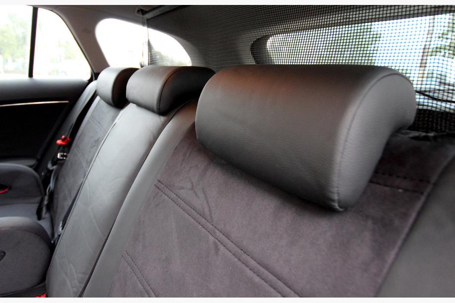 Toyota Avensis 2009-2018 Autositzbezüge Kunstleder+Stoff+Alcantara Antara A001 (kompletter Innenraum) Foto 4