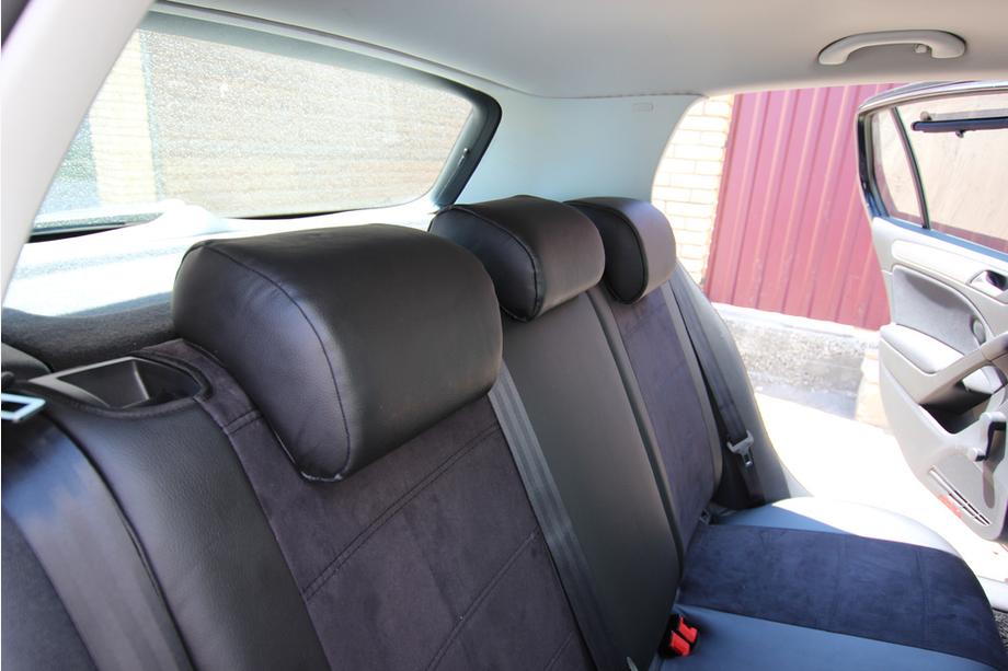 Volkswagen Golf 6 2008-2014 Autositzbezüge Kunstleder+Stoff+Alcantara Antara A001 (kompletter Innenraum) Foto 3