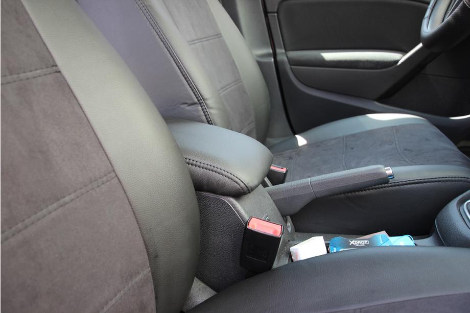 Volkswagen Golf 6 2008-2014 Autositzbezüge Kunstleder+Stoff+Alcantara Antara A001 (kompletter Innenraum) Foto 5