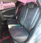 Hyundai Accent 2011-2017 Autositzbezüge Kunstleder+Stoff+Alcantara Antara A001 (kompletter Innenraum) Foto 6