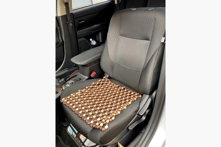 Mitsubishi Outlander 2012-2021 Autositzbezüge Kunstleder+Stoff+Alcantara Antara A001 (kompletter Innenraum) Foto 5