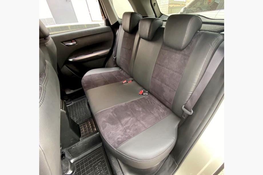 Suzuki Vitara 2015- Autositzbezüge Kunstleder+Stoff+Alcantara Antara A001 (kompletter Innenraum) Foto 4