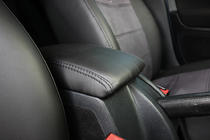 Skoda Octavia II A5 2006-2010 Autositzbezüge Kunstleder+Stoff+Alcantara Antara A001 (kompletter Innenraum) Foto 10