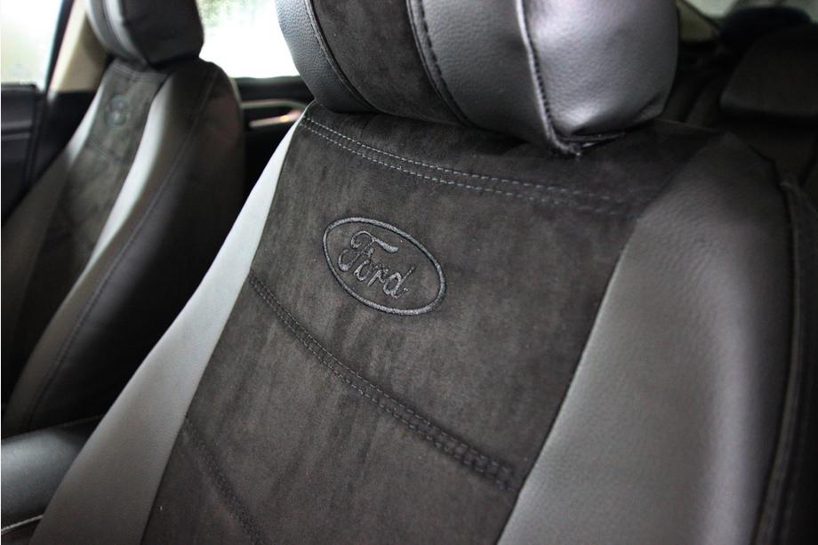 Ford Fusion 2012-2020 Autositzbezüge Kunstleder+Stoff+Alcantara Antara A001 (kompletter Innenraum) Foto 4