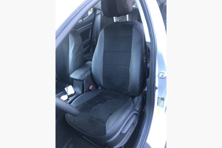 Hyundai Elantra (AD) 2015-2020 Autositzbezüge Kunstleder+Stoff+Alcantara Antara A001 (kompletter Innenraum) Foto 1