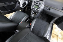 Volkswagen Touran 2003-2010 Autositzbezüge Kunstleder+Stoff+Alcantara Antara A001 (kompletter Innenraum) Foto 8