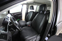 Volkswagen Touran 2003-2010 Autositzbezüge Kunstleder+Stoff+Alcantara Antara A001 (kompletter Innenraum) Foto 7