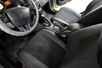 Renault Megane III 2009-2016 Autositzbezüge Kunstleder+Stoff+Alcantara Antara A001 (kompletter Innenraum) Foto 5