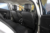 Renault Megane III 2009-2016 Autositzbezüge Kunstleder+Stoff+Alcantara Antara A001 (kompletter Innenraum) Foto 9