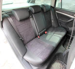 Skoda Octavia II A5 2010-2013 Autositzbezüge Kunstleder+Stoff+Alcantara Antara A001 (kompletter Innenraum) Foto 10