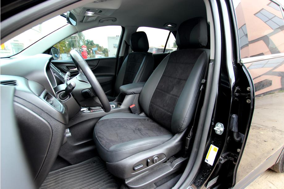 Chevrolet Equinox 2018-2025 Autositzbezüge Kunstleder+Stoff+Alcantara Antara A001 (kompletter Innenraum) Image