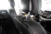 Dodge Journey 2008-2020 Autositzbezüge Kunstleder+Stoff+Alcantara Antara A001 (3 Reihen) Foto 8