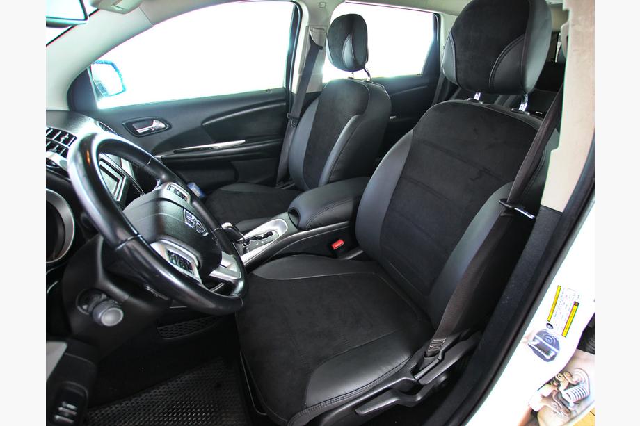 Dodge Journey 2008-2020 Autositzbezüge Kunstleder+Stoff+Alcantara Antara A001 (3 Reihen) Image