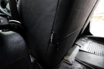 Mercedes Citan 2013-2021 Autositzbezüge Kunstleder+Stoff+Alcantara Antara A001 (kompletter Innenraum) Foto 2