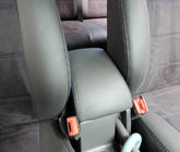 Volkswagen Caddy 2010-2015 Autositzbezüge Kunstleder+Stoff+Alcantara Antara A001b (Komplettset) Foto 17