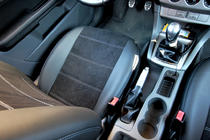 Ford Focus III 2011-2017 Autositzbezüge Kunstleder+Stoff+Alcantara Antara A001g (kompletter Innenraum) Foto 10