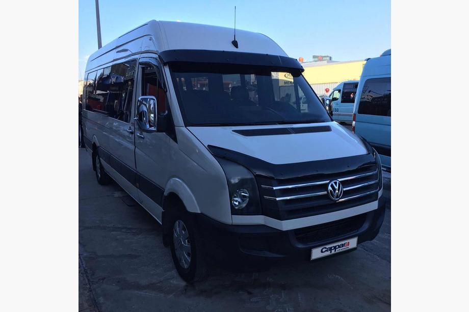 Mercedes Sprinter W906 2006–2018 Frontscheibenblende am Rahmen V2 (schwarz glanz, 5mm) Foto 9