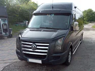 Volkswagen Crafter 2006-2016 Frontscheibenblende am Rahmen V2 (schwarz glanz, 5mm) Foto 15