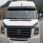 Volkswagen Crafter 2006-2016 Frontscheibenblende am Rahmen V2 (schwarz glanz, 5mm) Foto 6
