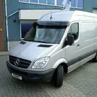 Volkswagen Crafter 2006-2016 Frontscheibenblende am Rahmen V2 (schwarz glanz, 5mm) Foto 12