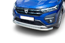 Dacia Sandero 2021- Frontschutzbügel Texas (60mm, Edelstahl) Foto 1