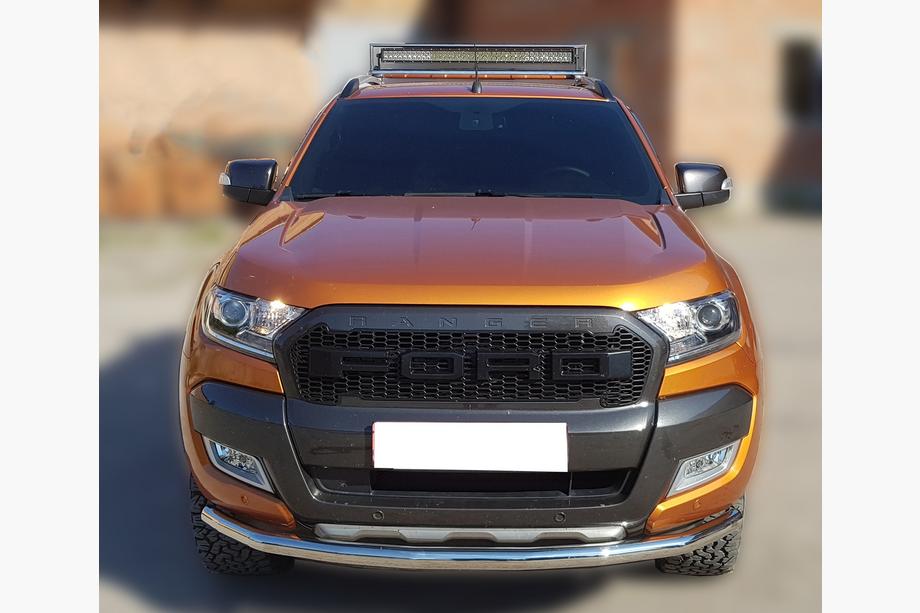 Ford Ranger 2011–2022 Frontschutzbügel Texas für 2015+ (76mm, Edelstahl) Image