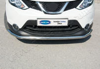 Nissan Qashqai 2014-2021 Frontschutzbügel Texas für 2014-2017 (60mm, Edelstahl) Foto 1