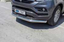 SsangYong Musso II 2018– Frontschutzbügel Texas (76mm, Edelstahl) Foto 1