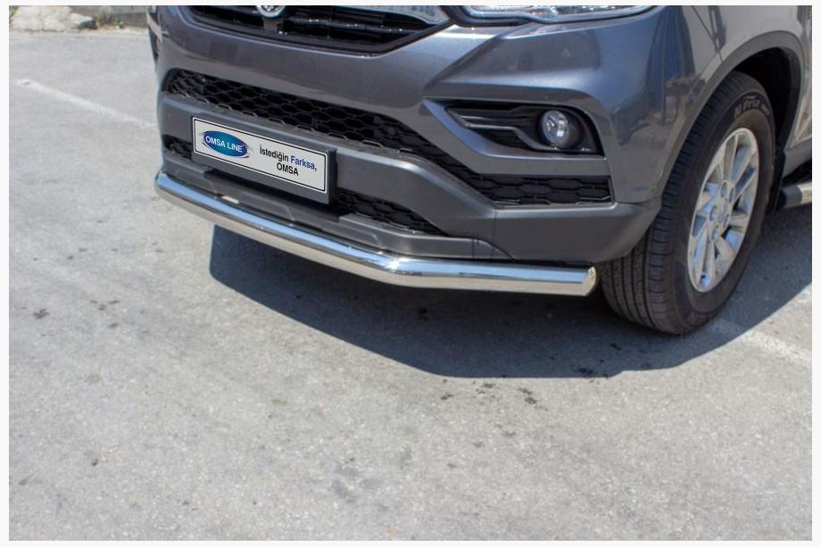 SsangYong Musso II 2018– Frontschutzbügel Texas (76mm, Edelstahl) Image