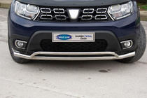Dacia Duster 2018-2024 Frontschutzbügel Vegas (60/42mm, Edelstahl) Foto 1