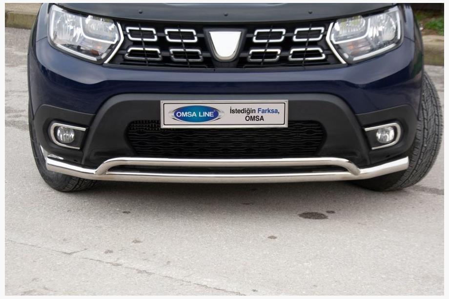 Dacia Duster 2018-2024 Frontschutzbügel Vegas (60/42mm, Edelstahl) Image