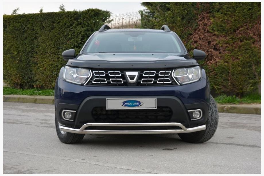 Renault Duster 2018-2024 Frontschutzbügel Vegas (60/42mm, Edelstahl) Image