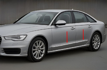 Audi A6 C7 2011-2017 Chrom Türleisten (6 Stk) Foto 1