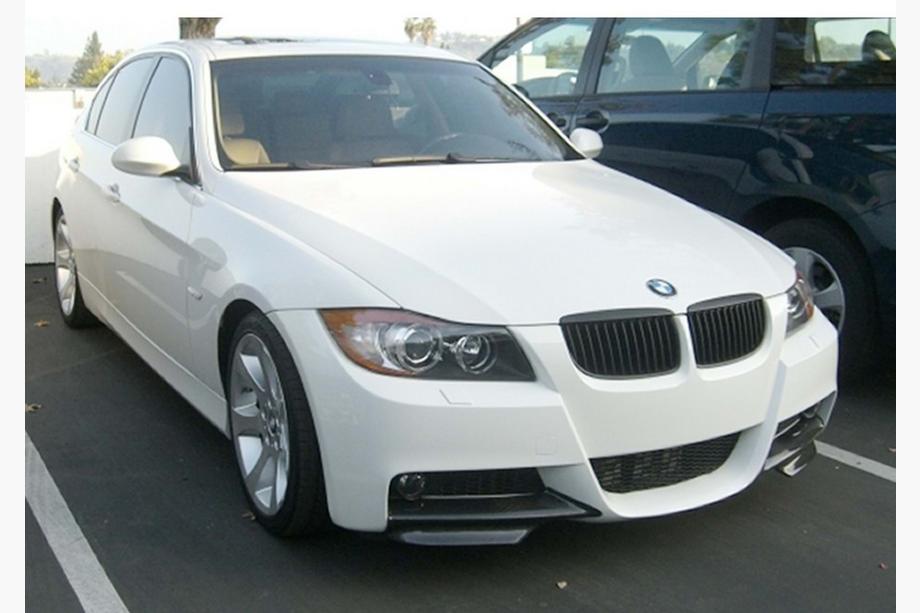 BMW 3 Series E90/E91 2005-2011 Front Flap Aufsätze DPT (für E90 M-Sport 2005-2008, Schwarz Glanz, 2 Stk) Image