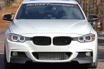 BMW 3 Series F30/F31 2012-2019 Frontspoiler Flap (schwarz) Foto 1
